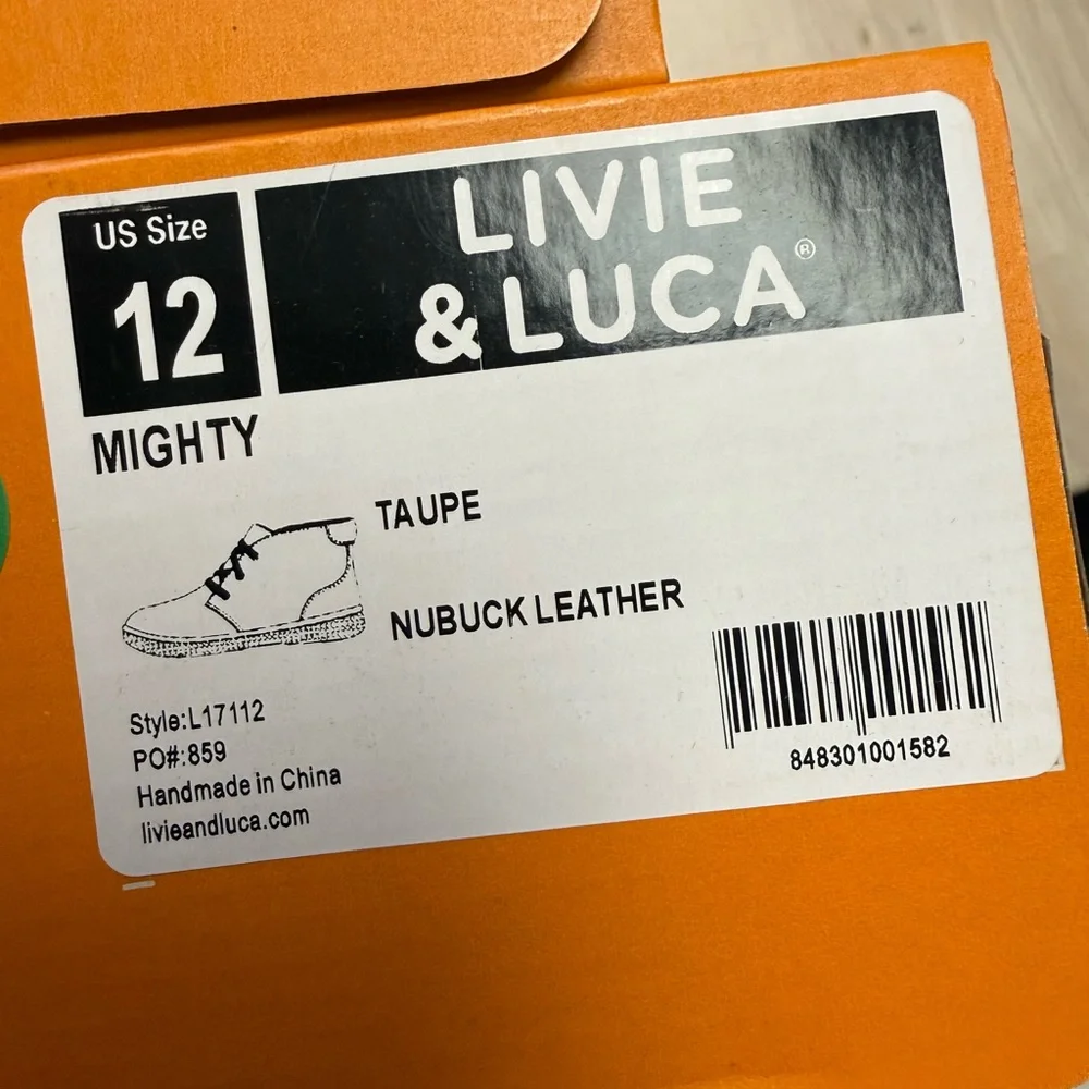 New! Livie & Luca nubuck leather boots